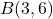 B(3, 6)