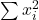 \sum x_i^2
