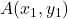 A(x_1, y_1)
