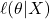 \ell(\theta | X)