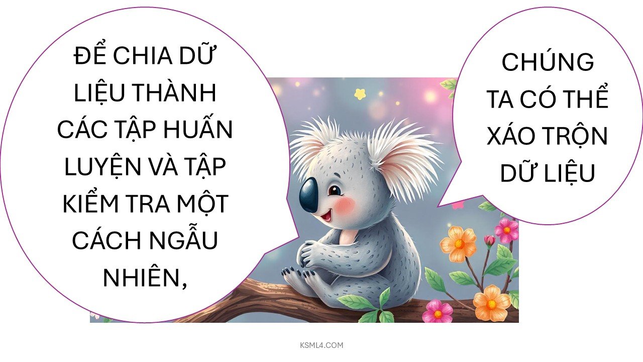 Cách phân chia tập huấn luyện – tập kiểm tra